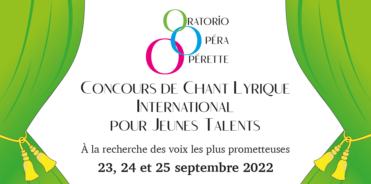 Concours international de chant lyrique jeunes talents | 23-25 septembre 2022
